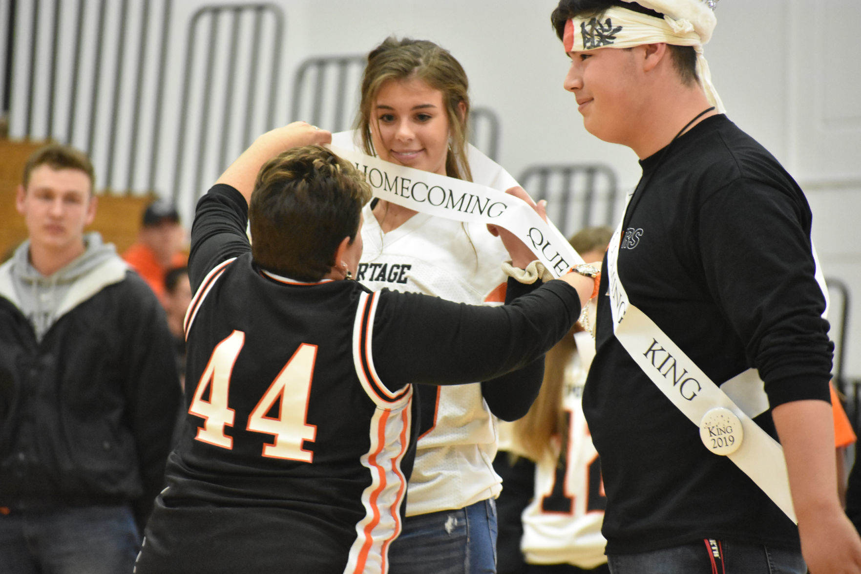 Crowning the Homecoming King and Queen
